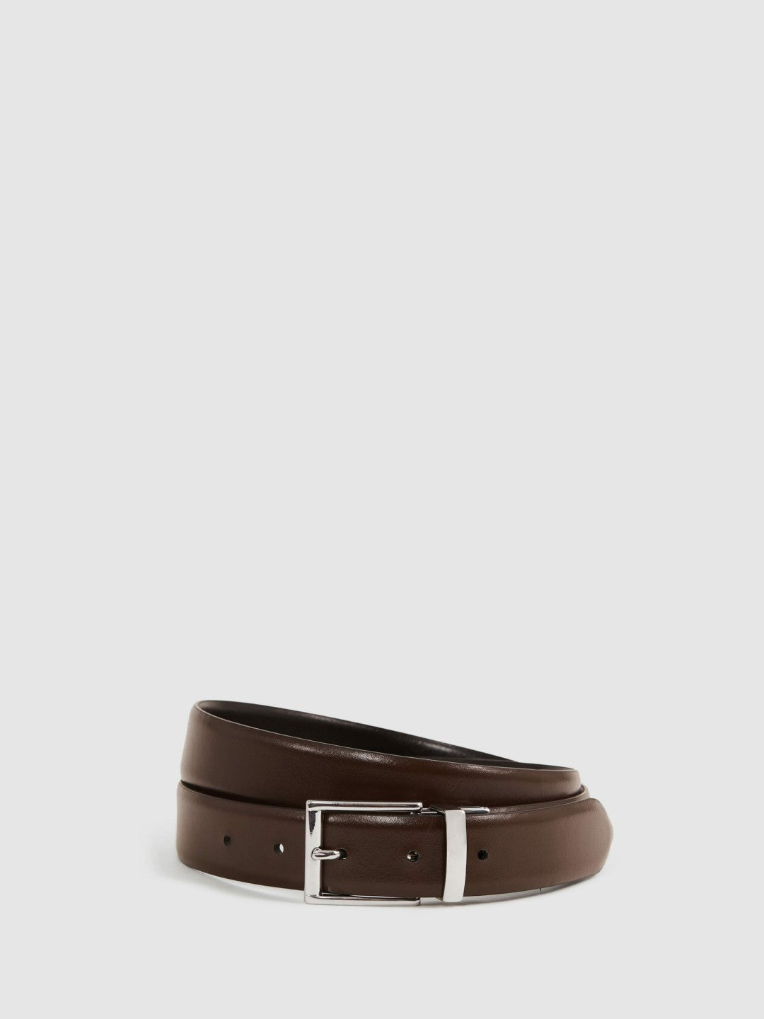 Reversible Leather Belt Black/Dark Brown | Men