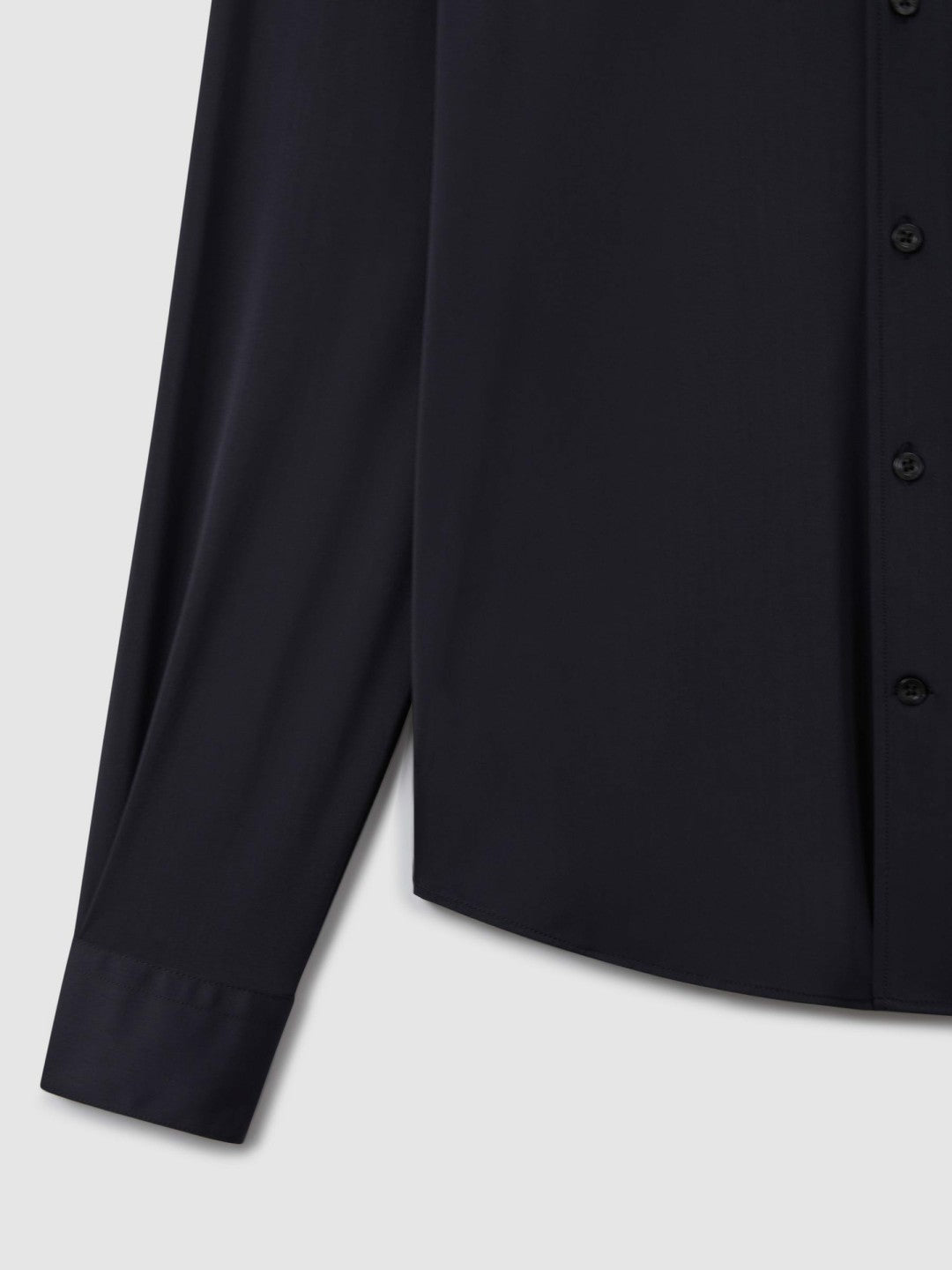 Regular Fit Button-Through Travel Shirt Navy | Men