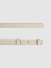 Leather Square Hinge Belt Stone | Women