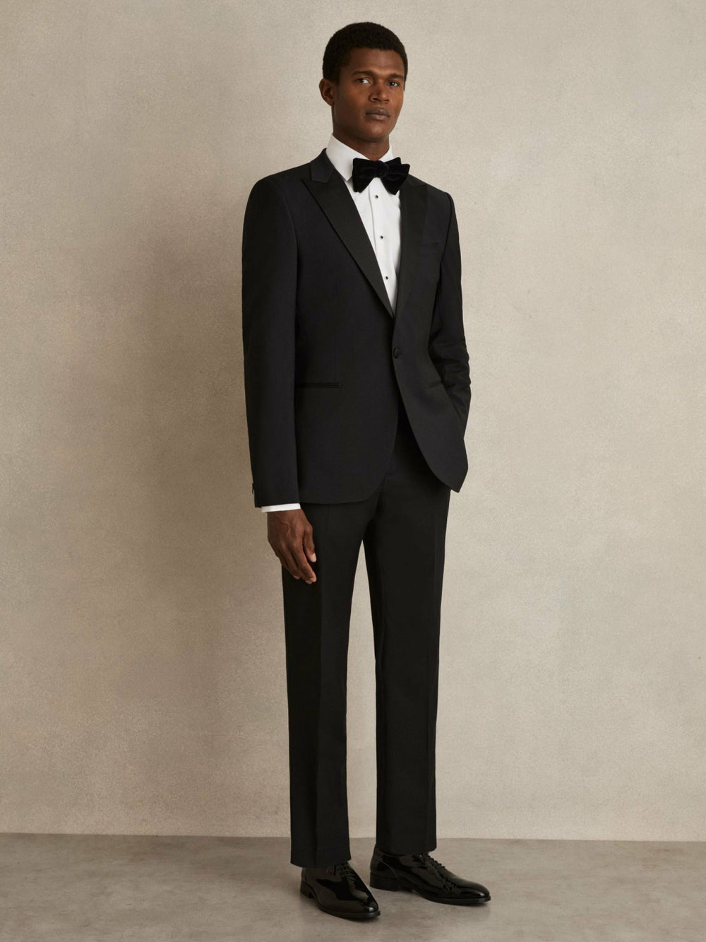 Slim Fit Cotton Marcella Tuxedo Shirt White | Men