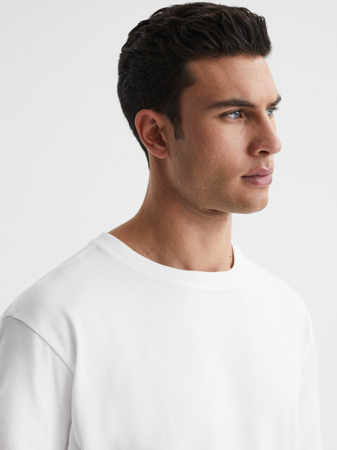 Oversized Garment Dye T-Shirt White | Men