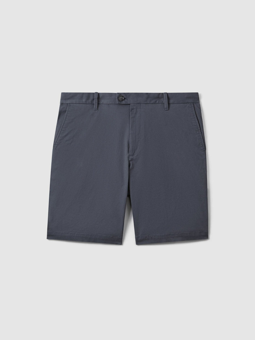 Cotton Chino Shorts with Stretch Airforce Blue | Men