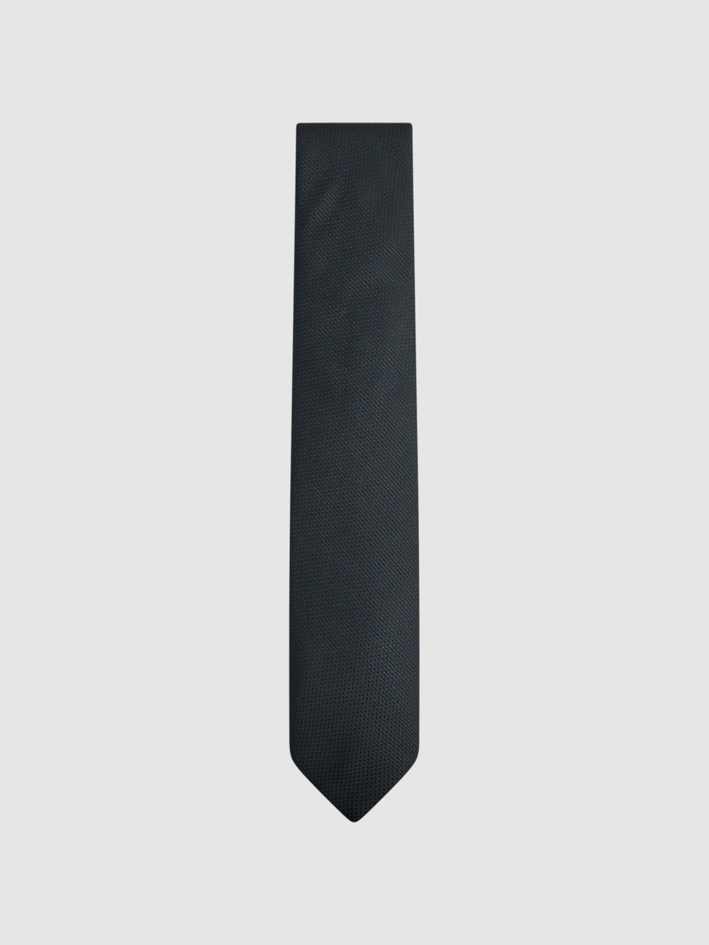 Textured Silk Blend Tie Navy | Men