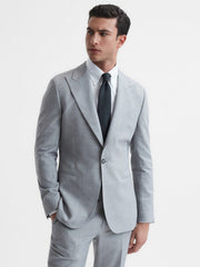 Textured Silk Blend Tie Navy | Men
