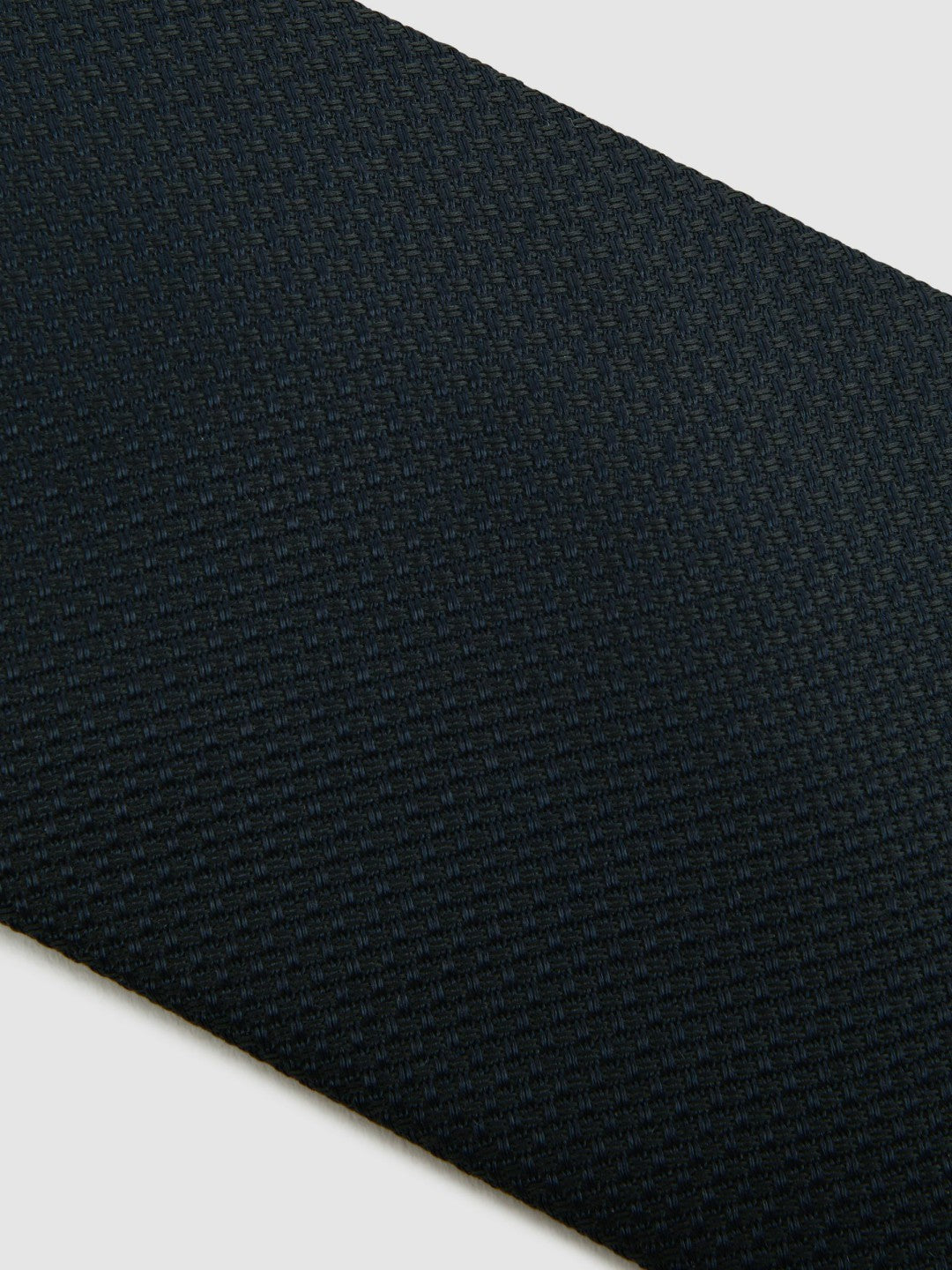 Textured Silk Blend Tie Navy | Men