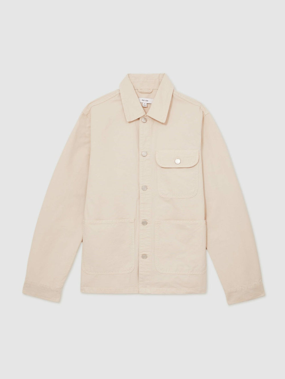 Cotton Worker Jacket Stone | Men