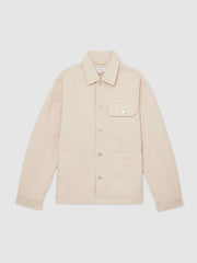 Cotton Worker Jacket Stone | Men