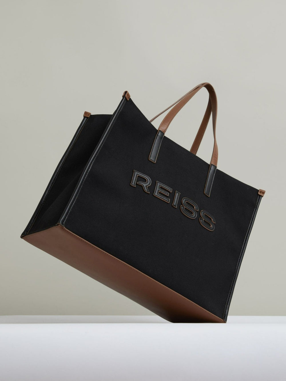 Canvas Logo Tote Bag Black | Women