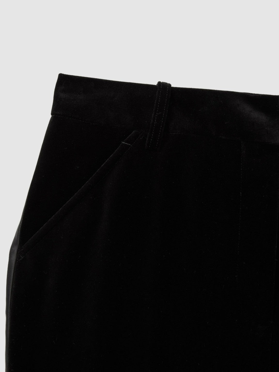 Velvet Flared Suit Trousers Black | Women