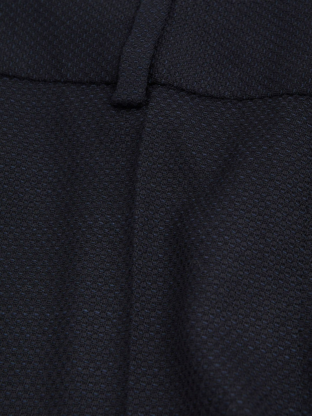 Textured Slim Fit Suit Trousers Navy | Women