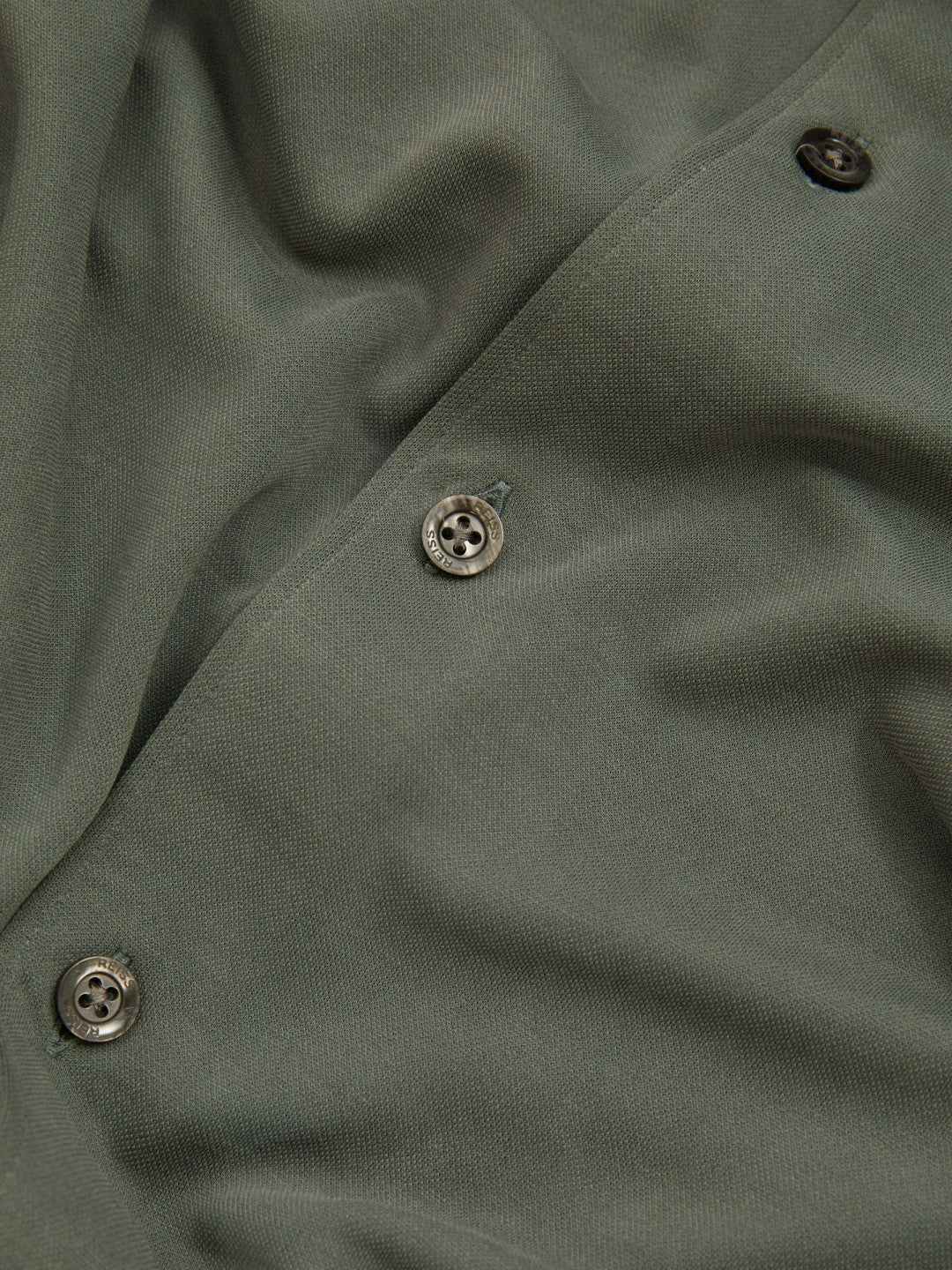 Modal Blend Cutaway Collar Shirt Green Smoke | Men