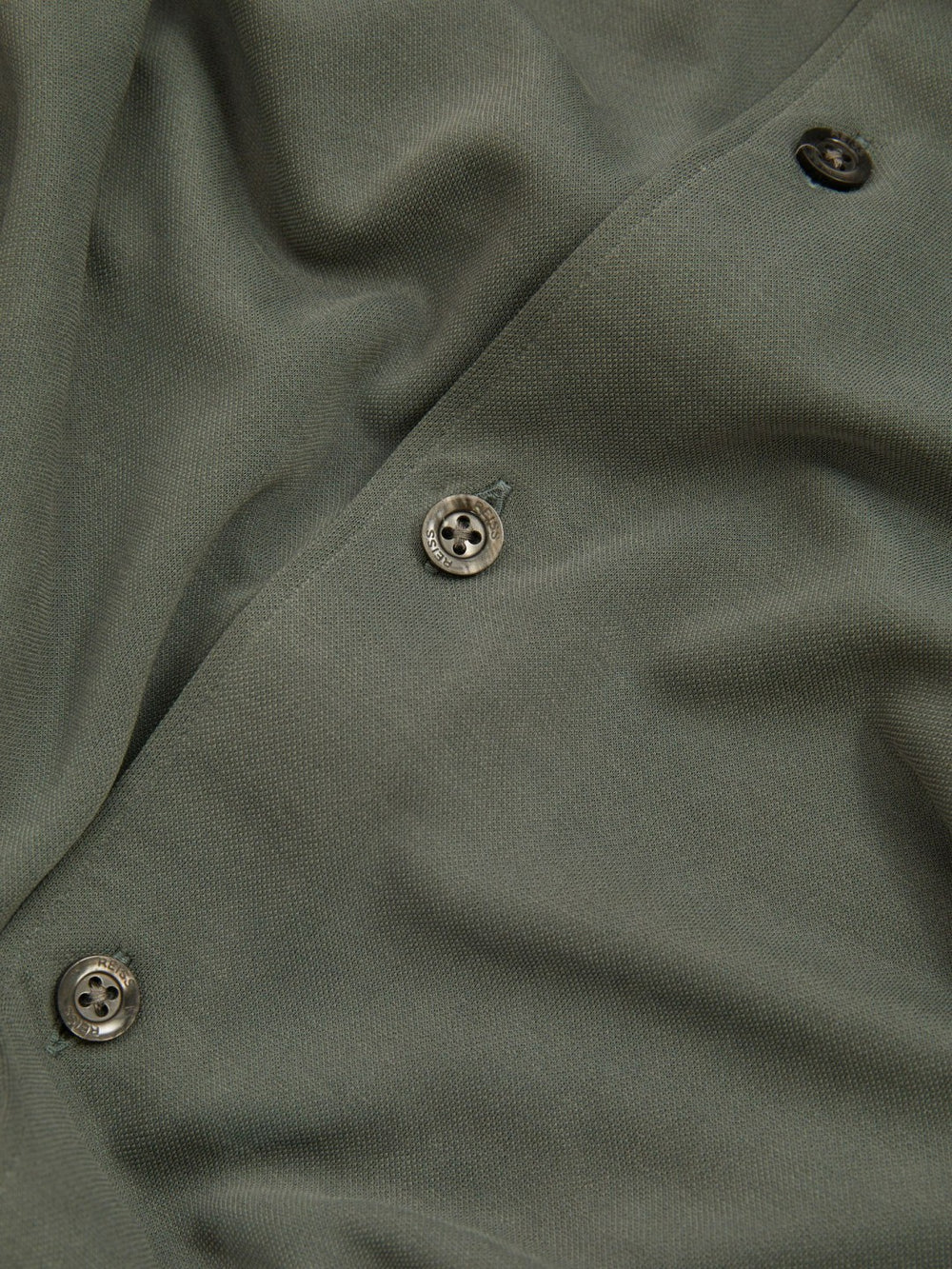 Modal Blend Cutaway Collar Shirt Green Smoke | Men
