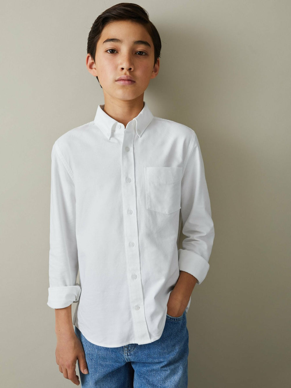 3-9 yrs Button Down Oxford Shirt White | Children & Baby