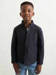 9-13 yrs Button Down Oxford Shirt Navy | Children & Baby