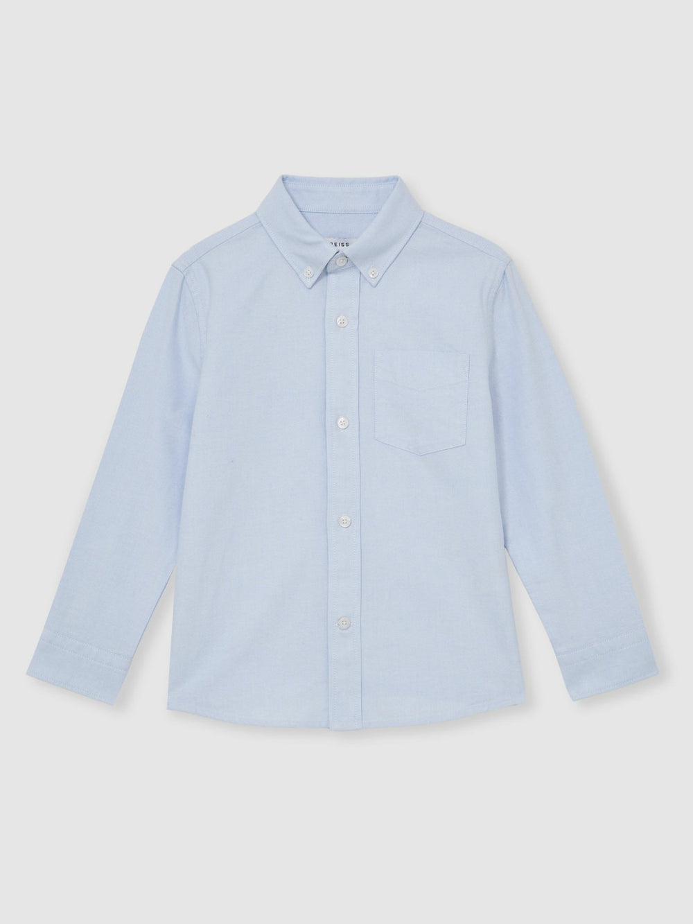 9-13 yrs Button Down Oxford Shirt Soft Blue | Children & Baby