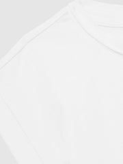 9-13 yrs Cotton-Jersey Cropped T-Shirt White | Children & Baby