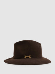 Wool Fedora Chocolate | Women