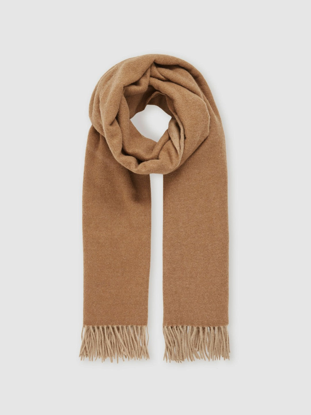 Wool-Cashmere Scarf Biscuit | Women