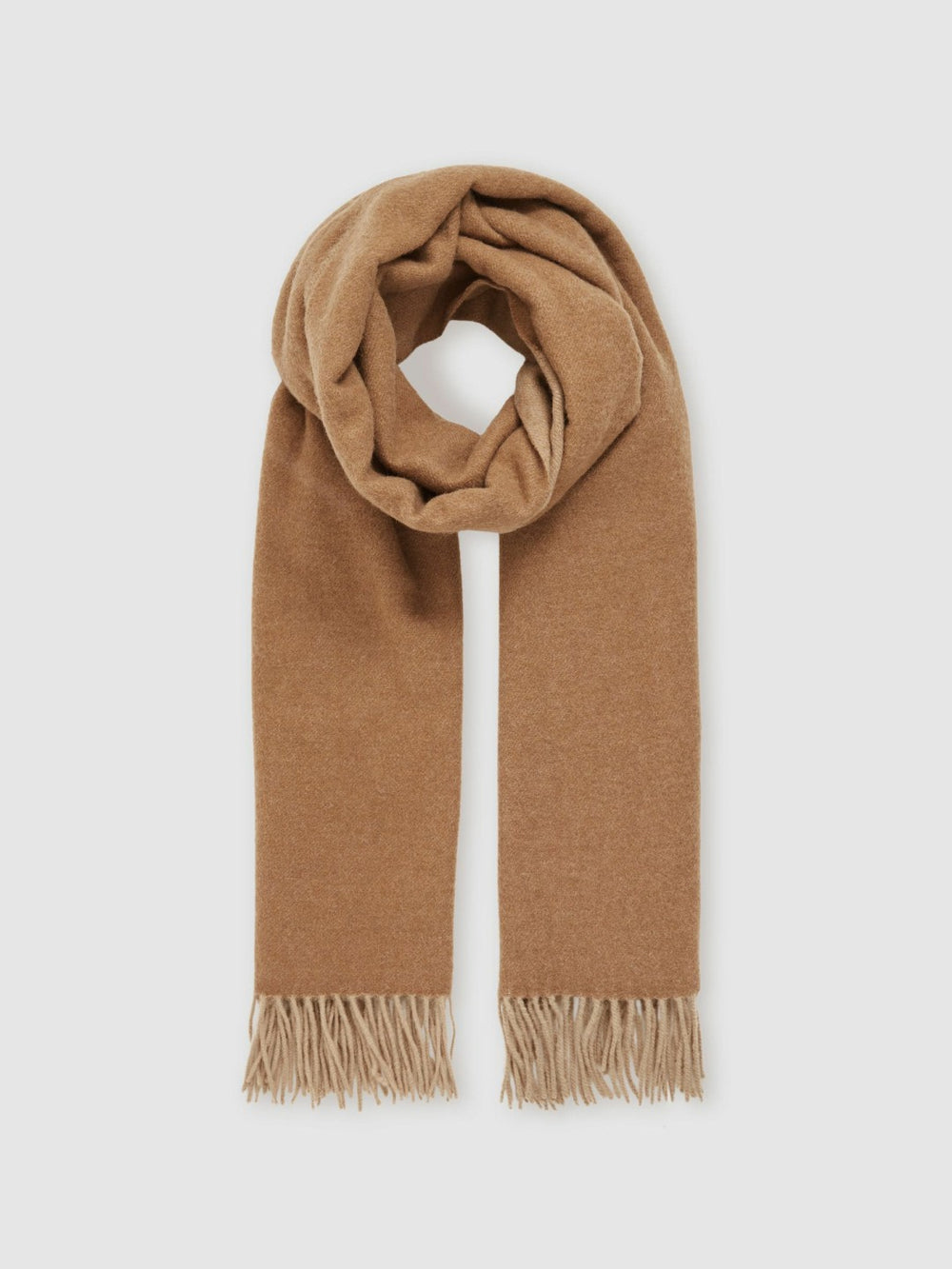 Wool-Cashmere Scarf Biscuit | Women