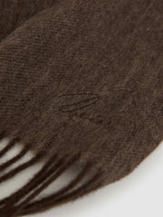 Wool-Cashmere Scarf Chocolate | Women