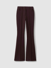 Petite Flared Suit Trousers Berry | Women