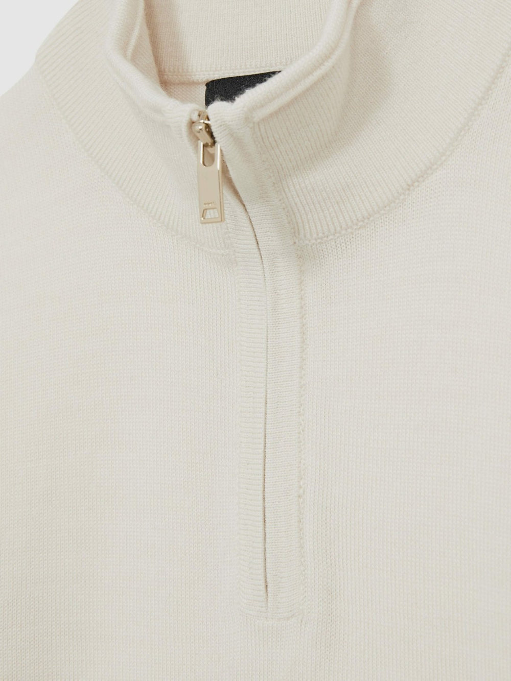 3-9 yrs Merino Wool Half-Zip Funnel Neck Jumper Snow | Children & Baby