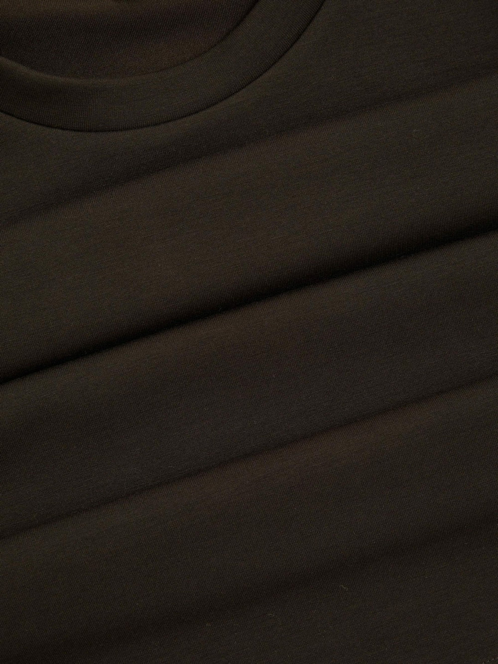 Interlock Jersey Crew Neck T-Shirt Chocolate Brown | Men