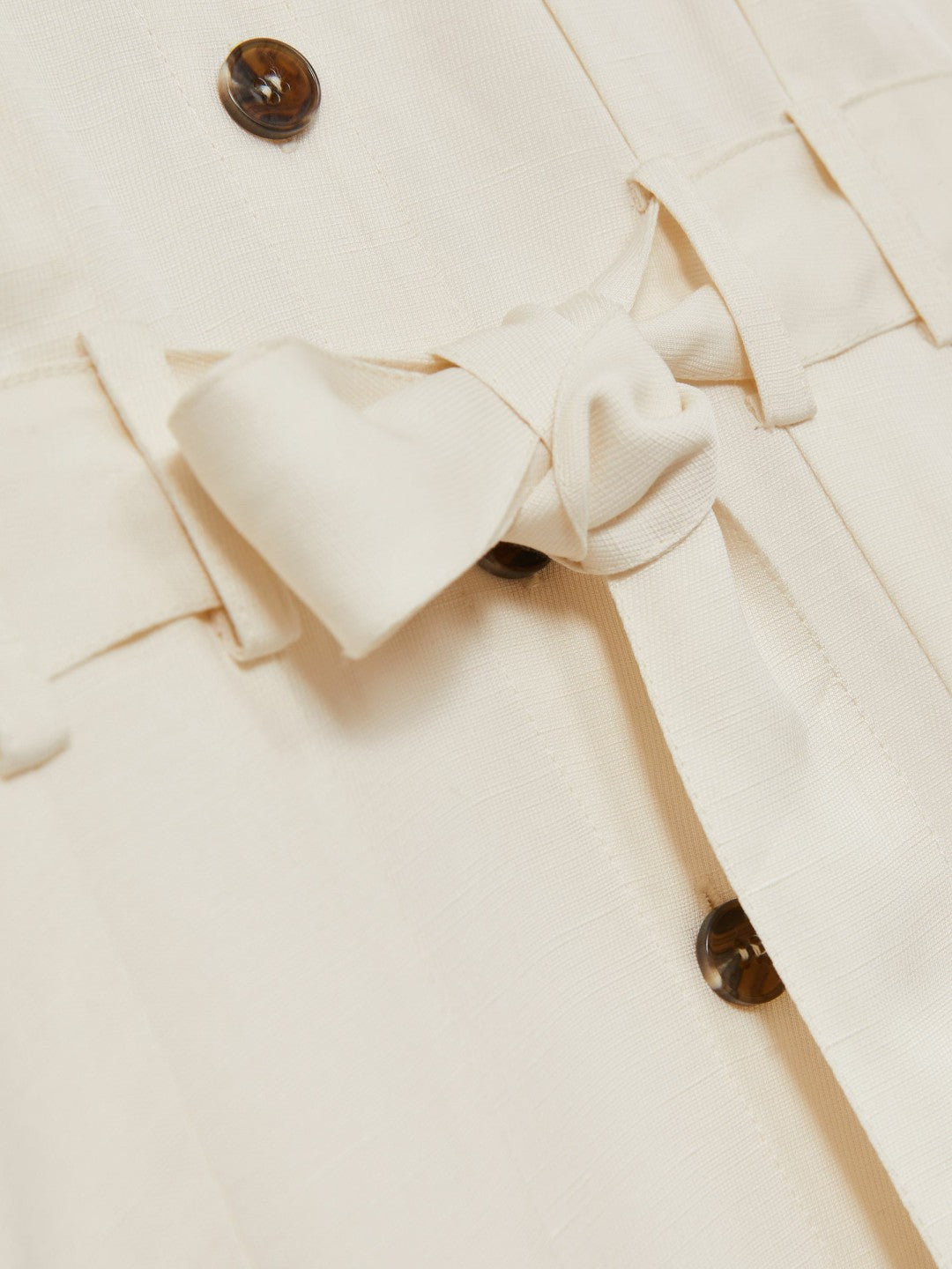 4-9 yrs Tie-Waist Collared Dress Ivory | Children & Baby