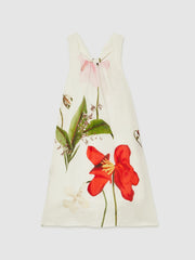 9-13 yrs  | NYBG Floral Maxi Dress With Linen Ivory | Children & Baby