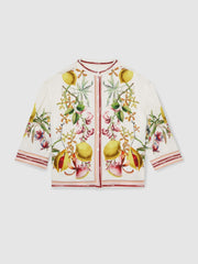 4-9 yrs  | NYBG Satin Floral-Print Shirt Ivory | Children & Baby