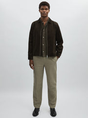 Les Deux Drawstring Trousers Green/Ivory | Men