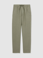 Les Deux Drawstring Trousers Green/Ivory | Men