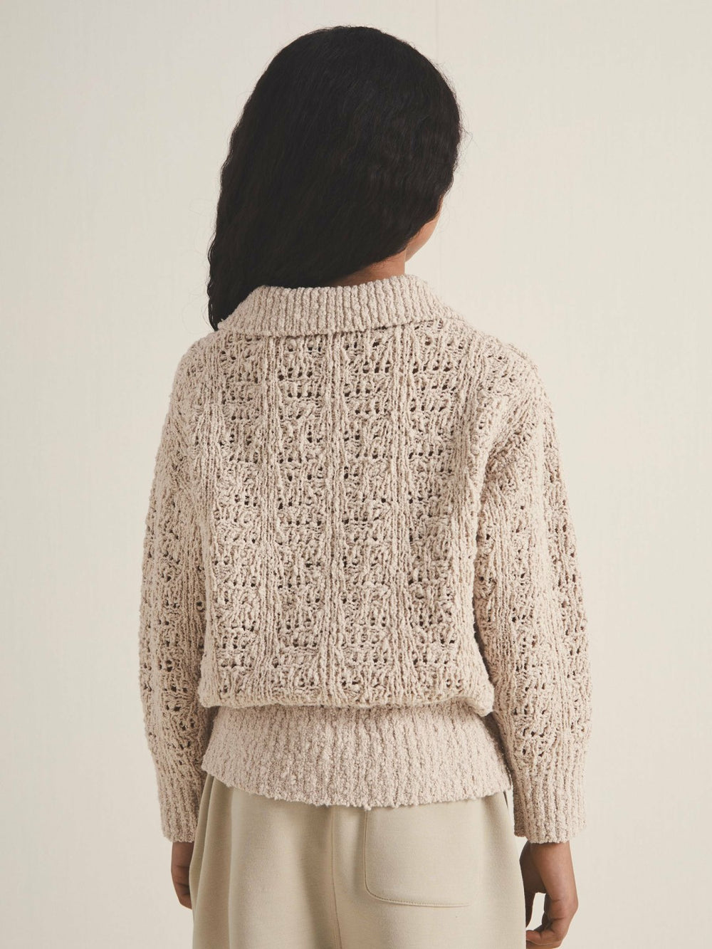 9-13 yrs  | 100 Ciels Bouclé Jumper Neutral | Children & Baby