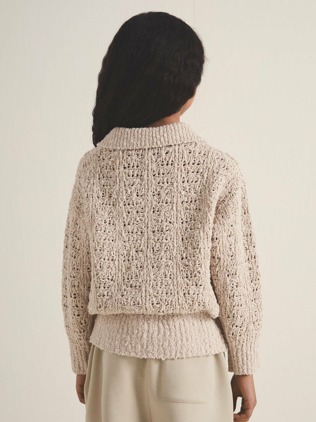 13-14 yrs  | 100 Ciels Bouclé Jumper Neutral | Children & Baby
