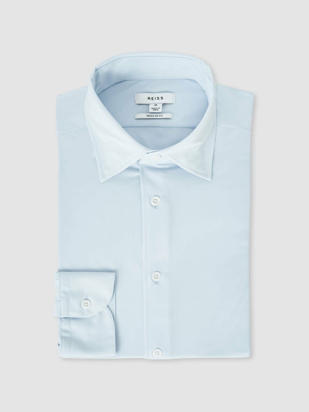 Long-Sleeve Travel Shirt Soft Blue | Men