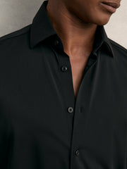 Long-Sleeve Travel Shirt Black | Men
