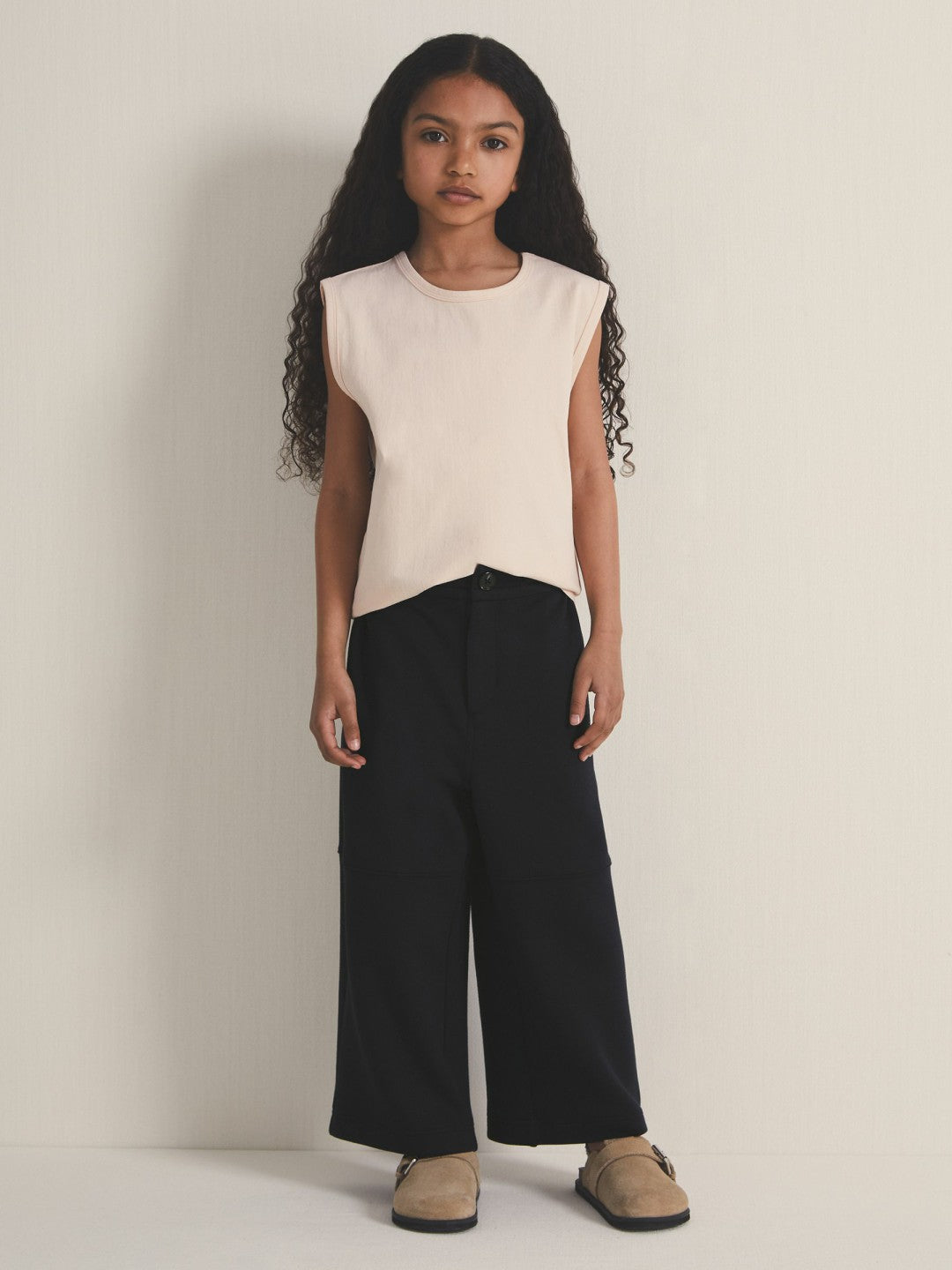 9-13 yrs  | Les 100 Ciels Wide-Leg Joggers Navy | Children & Baby