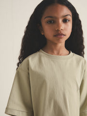 4-9 yrs  | Les 100 Ciels Oversize T-Shirt Sage | Children & Baby