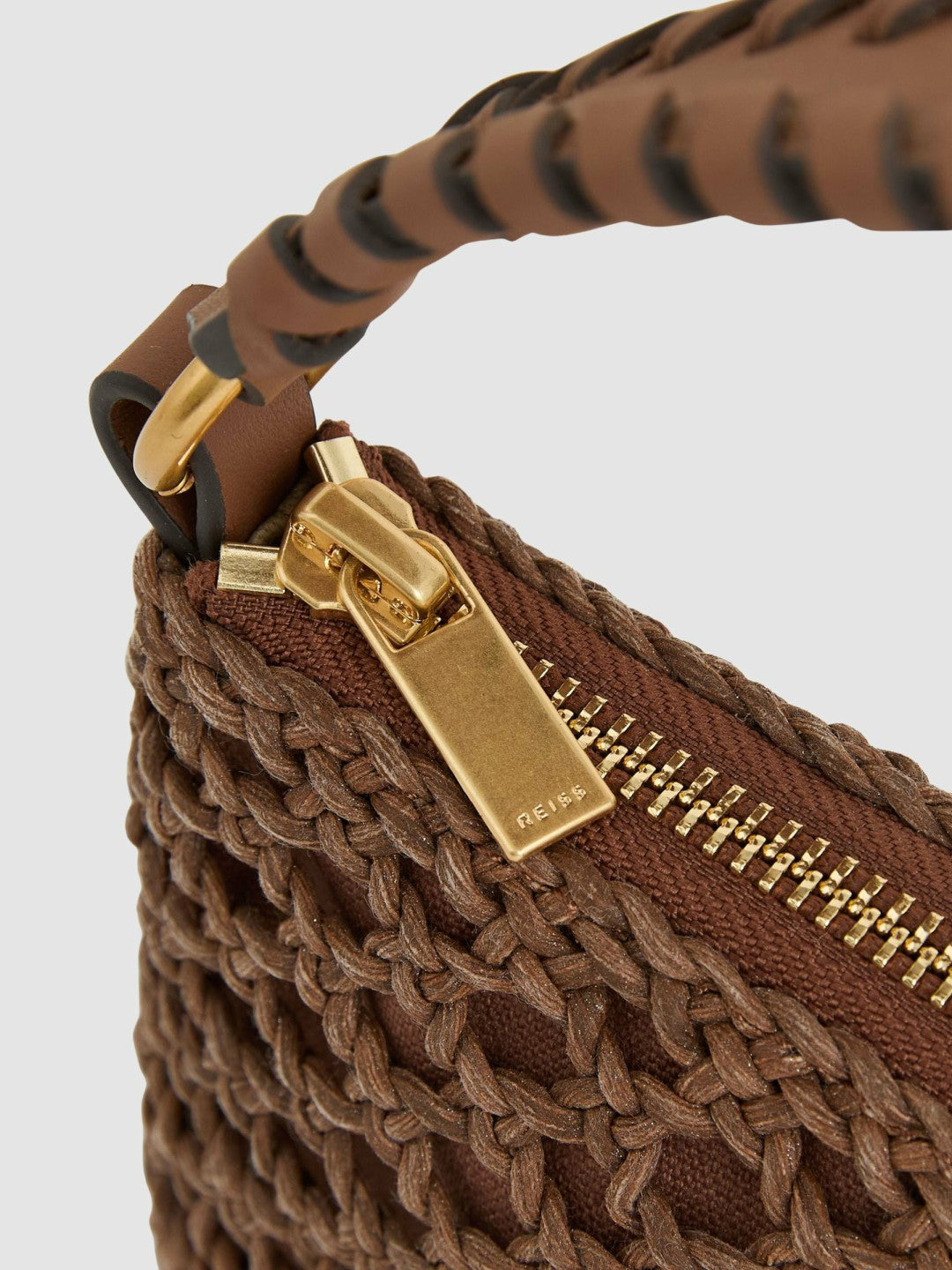 Weave Cross-Body Bag Tan | Women