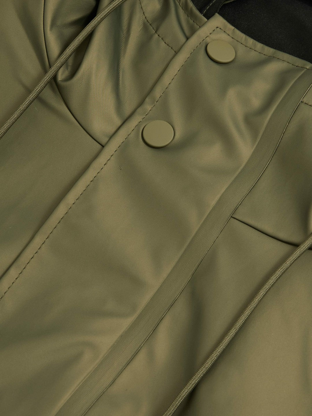 Rains Long Hooded Jacket Revel Brass Green | Women