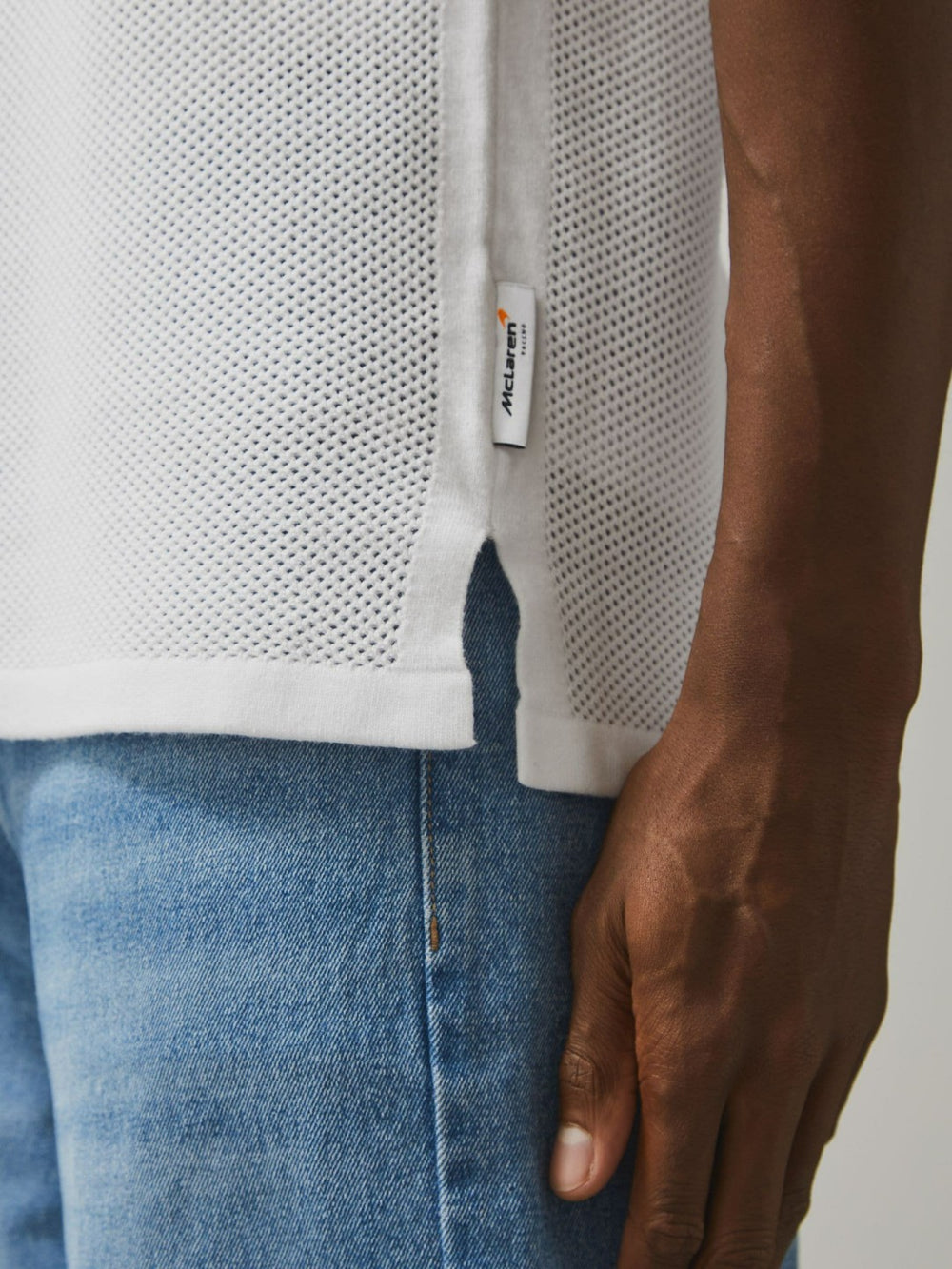 McLaren F1 Team Speedmark Knit Vest White | Men