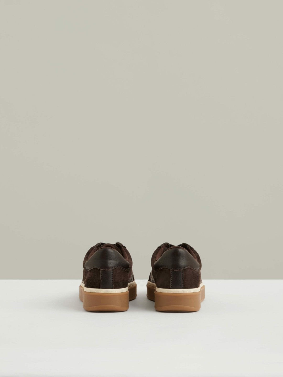 Suede Low-Top Trainers Chocolate | Women