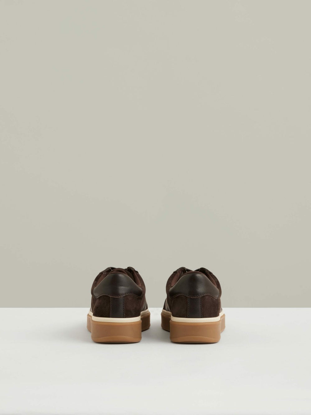 Suede Low-Top Trainers Chocolate | Women