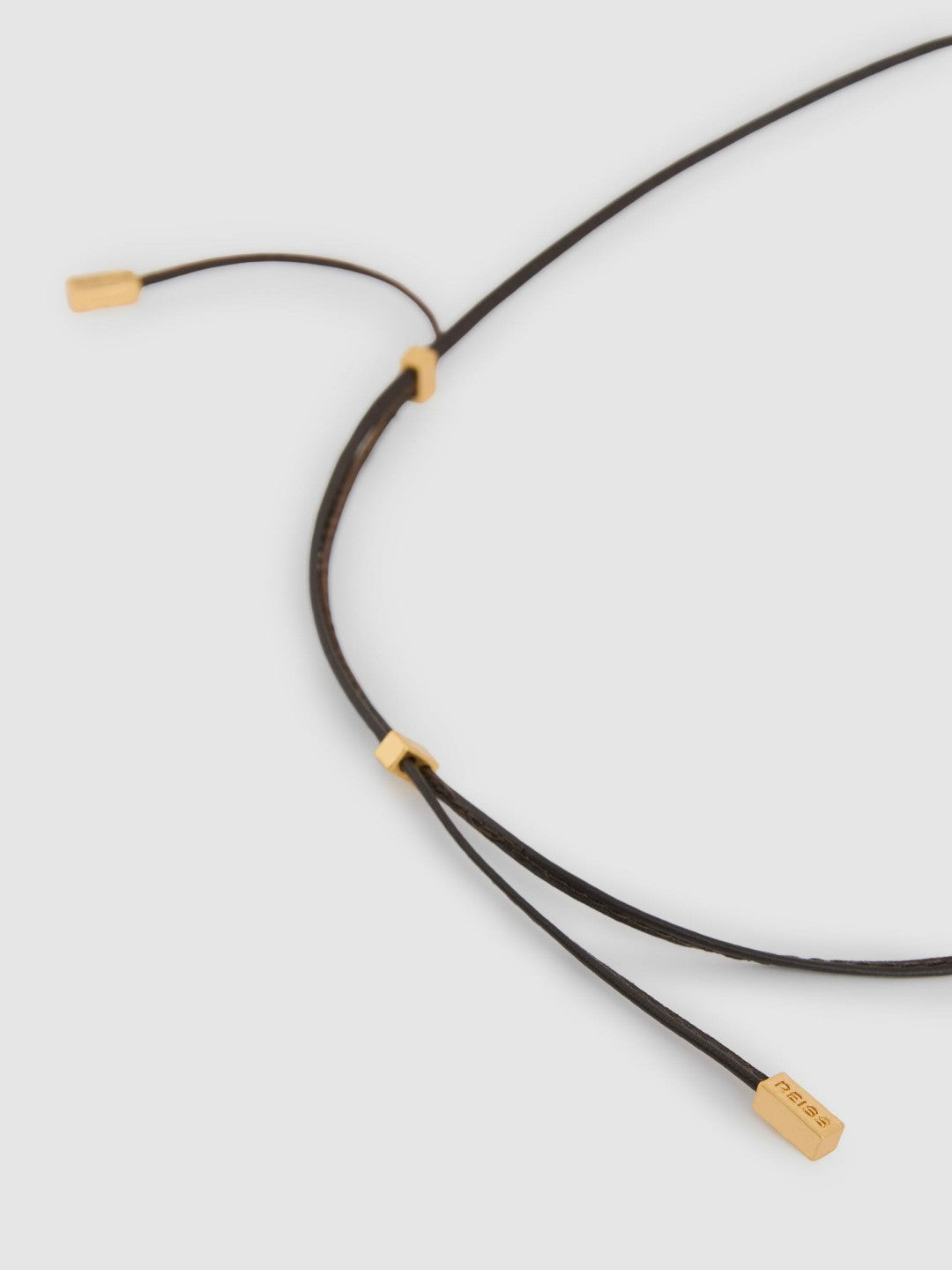 Molten Link Pendant Necklace Gold Tone | Women