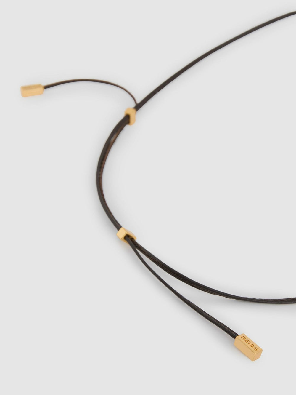 Molten Link Pendant Necklace Gold Tone | Women