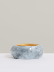 Curve Marble Bangle Gold Tone | Women