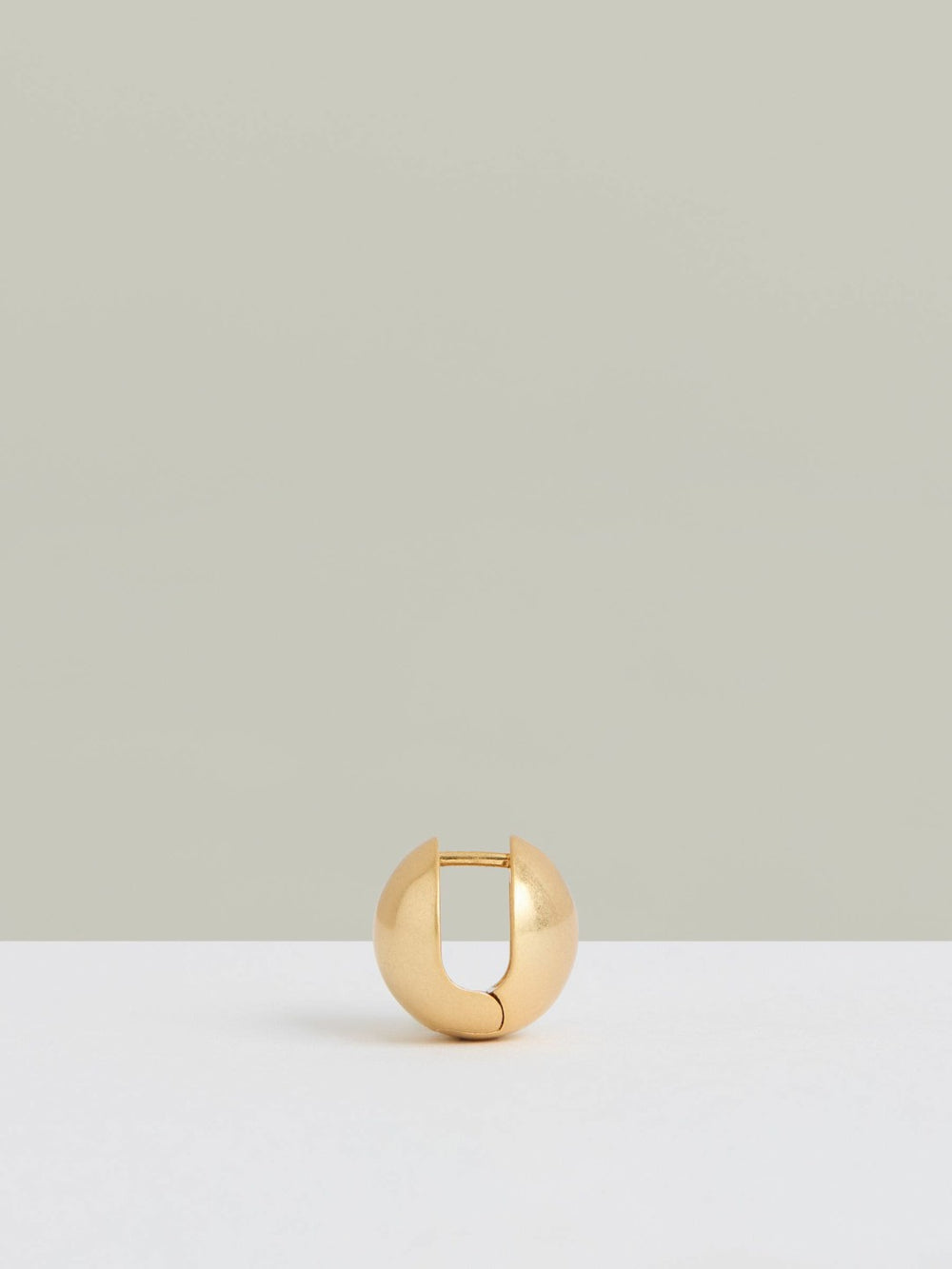 Polished Ball Huggie Earrings Gold | Women