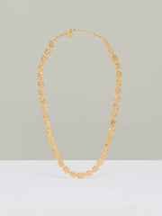 Molten Square Necklace Gold Tone | Women