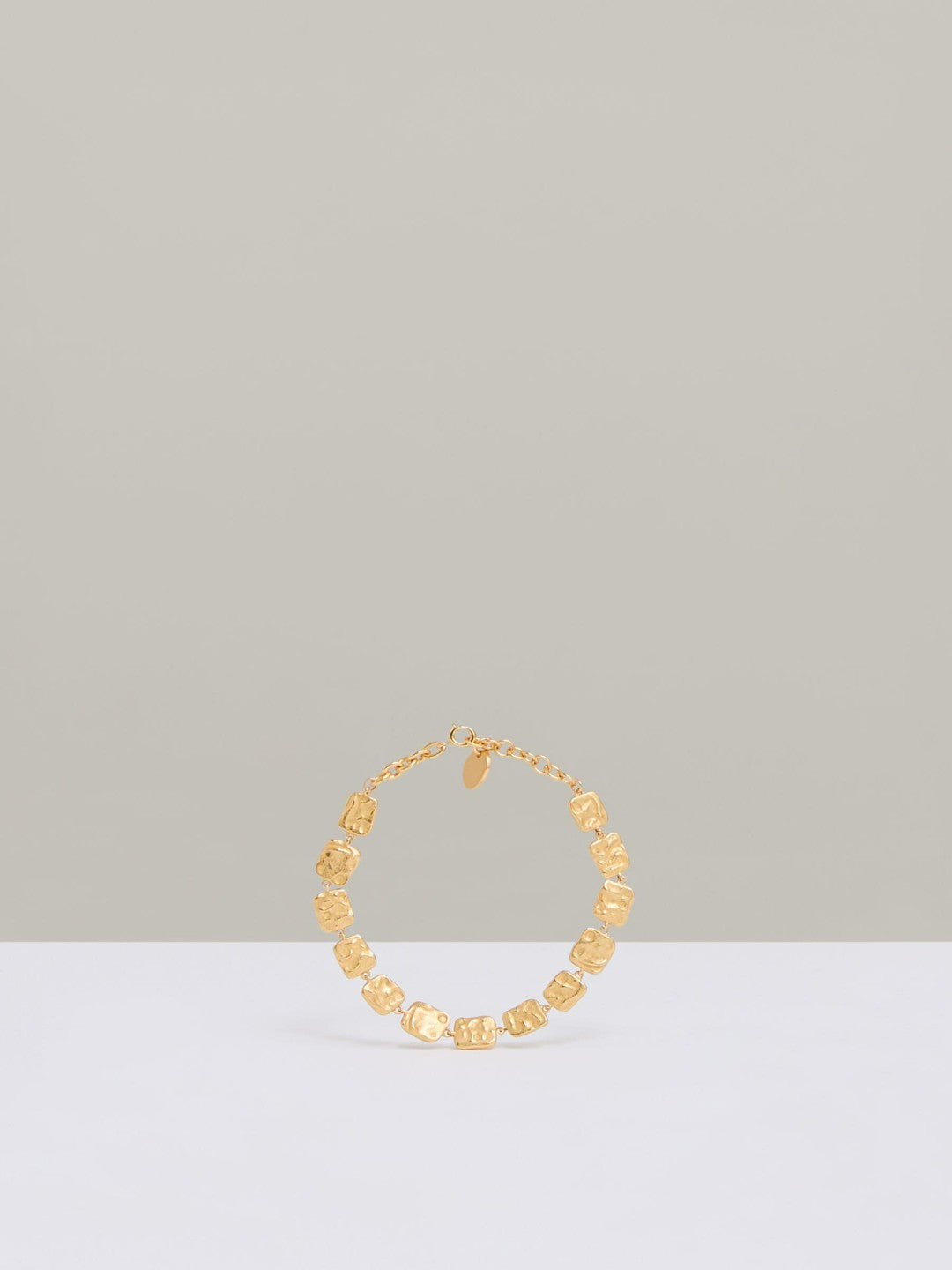 Molten Square Bracelet Gold Tone | Women