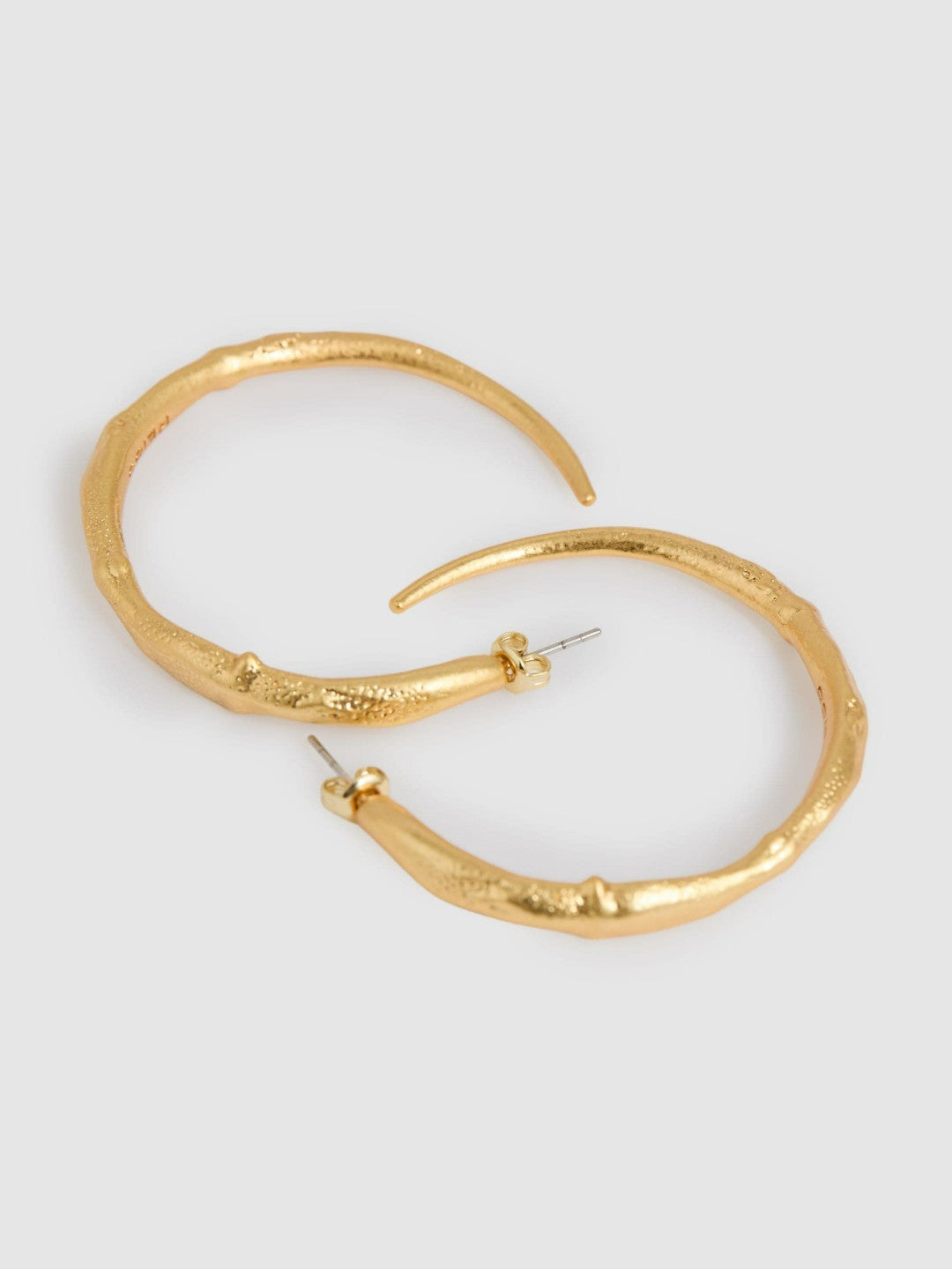Molten Hoop Earrings Gold Tone | Women